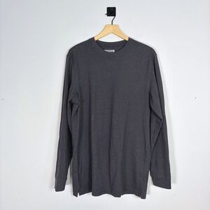 Duluth Trading Longtail T Shirt Mens M Gray Slim Fit‎ Long Sleeve Casual Tee